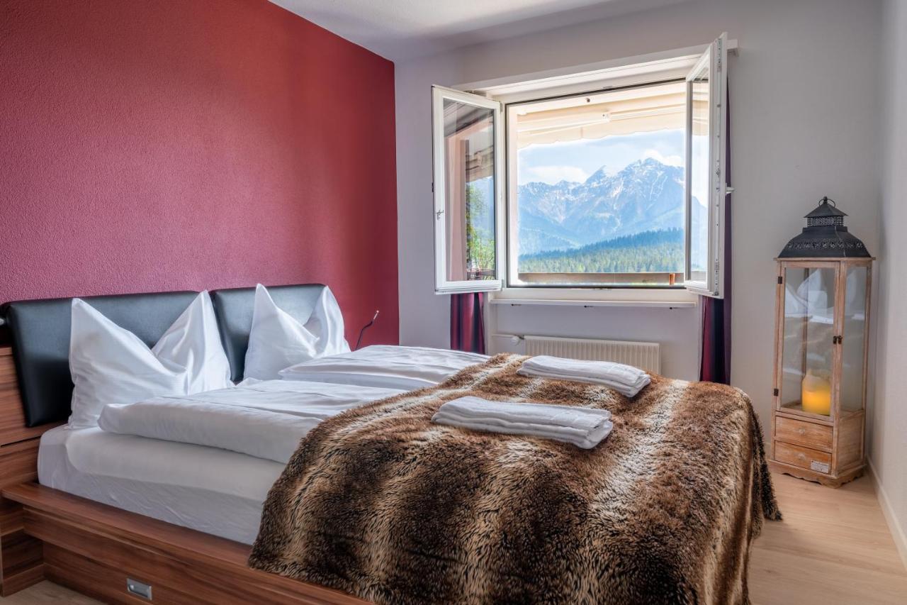 -Panorama-Bergblick- Dampfbad-Dusche Und Aussenbett Apartment Flims Luaran gambar