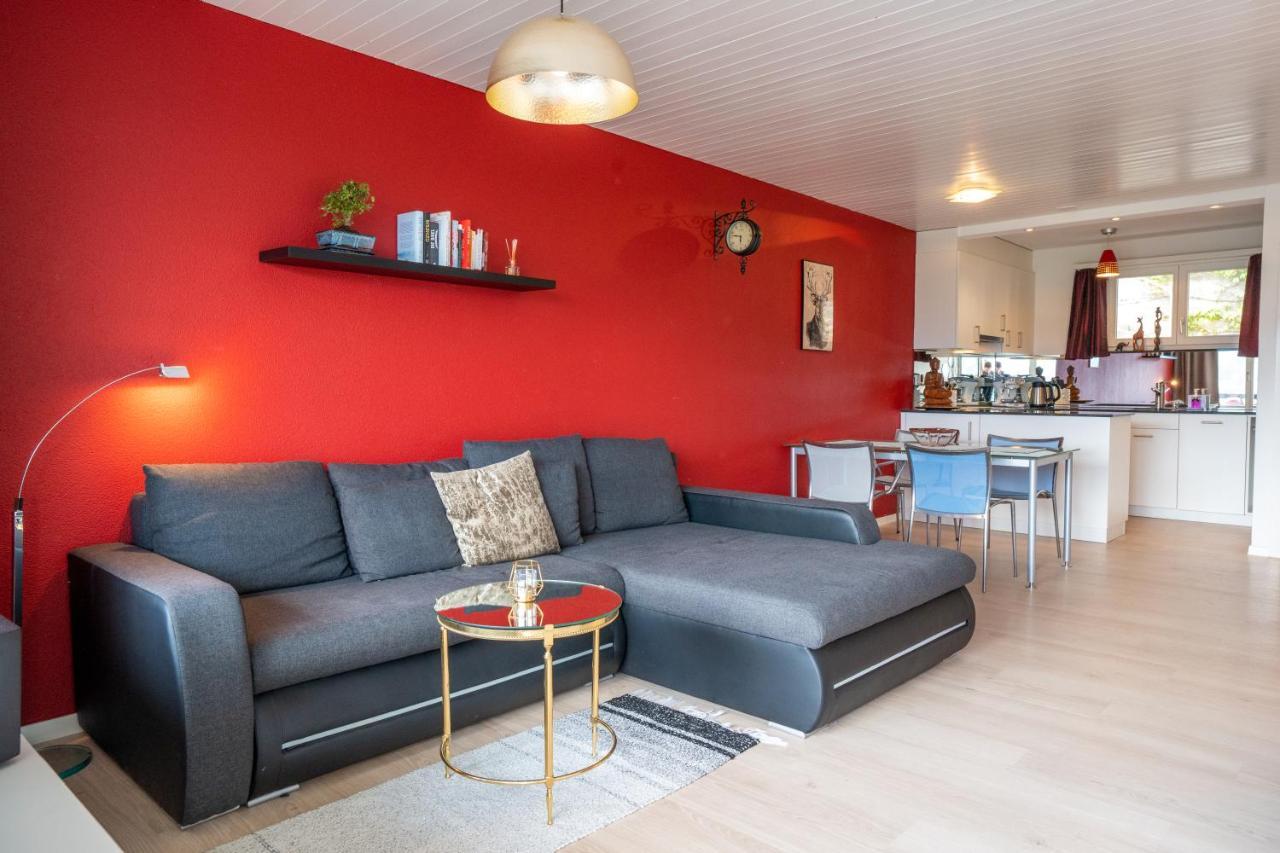 -Panorama-Bergblick- Dampfbad-Dusche Und Aussenbett Apartment Flims Luaran gambar